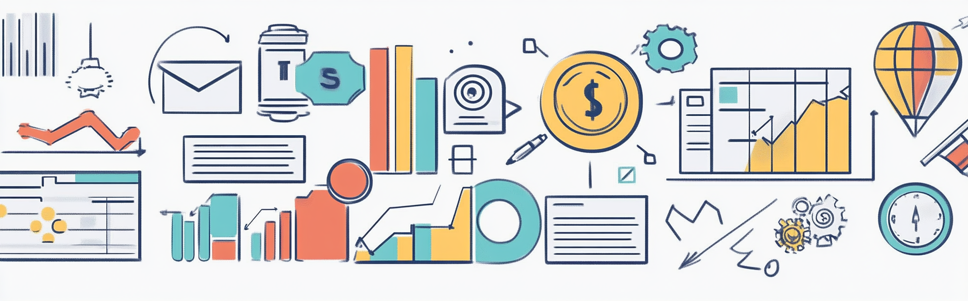 A banner image abstractly representing the intersectin of tech and finance